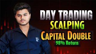 Live Intraday Trading Using Candlestick Behavior || Simple Price Action || APRIL16 2024