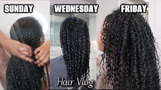 HAIR VLOG | EVERYTHING I DO TO MY HAIR IN A WEEK | Curl Maintenance, Scalp Care, & MORE