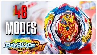 48 MODE CHANGES! NEW Zest Achilles Illegal Quattro’-4 Unboxing Review Beyblade Burst BU