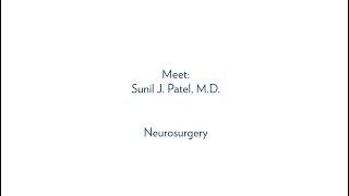 Dr. Sunil J. Patel, Neurosurgery - MUSC Health