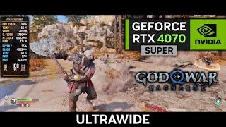 RTX 4070 SUPER on GOW Ragnarok | Ultrawide 1440p Gameplay!