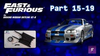 Fanhome Fast & Furious Nissan Skyline GT-R Part 15 - 19 - 2. Rad, Lenksäule und erste Chassisteile!