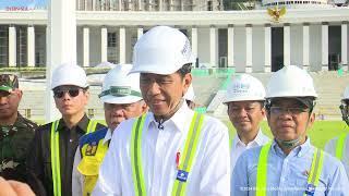 Keterangan Pers Presiden Jokowi Usai Tinjau Lokasi Lapangan Upacara HUT Ke 79 RI, IKN, 5 Juni 2024