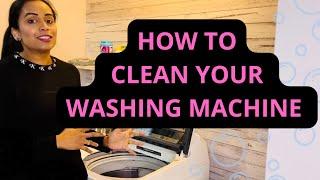 How to clean your WASHING MACHINE | Quick and Easy Cleaning | Beula Thomas #washingmachinecleaning