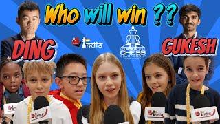 Ding or Gukesh? World Cadets Predict the Winner!