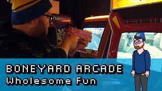 Playing Games at Boneyard Arcade in Exeter! | BestNerdLife