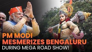 PM Modi Mesmerizes Bengaluru during Mega Road Show!