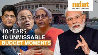 Budget 2024 | 10 Key Moments From Modi Government's 10 Budgets | A Look-Back