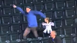 Dad dancing at Stadium