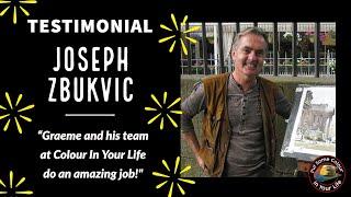 Testimonial with Joseph Zbukvic | Colour In Your Life