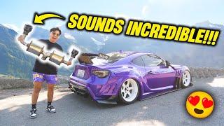 This Exhaust Made My TURBO BRZ SOUND INSANE!!! | *Crazy Turbo Noises!*