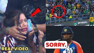 Sanju Samson Six ball hit Women in Stands during IND vs SA T20 Match| Girl Crying when ball hit face