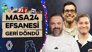  CANLI YAYIN | Euro 2024'te Dinlenme Günündeyiz, Erman Yaşar'ın Schengen Çıkmazı, ATOM | Masa24 #01