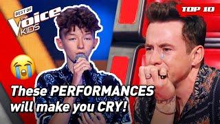 MOST EMOTIONAL performances that will make you CRY in The Voice Kids!  | Top 10