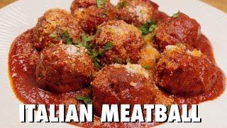 Homemade Meatballs with Parmesan and Tomato Sauce - A Family Favorite