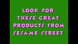 Look For These Great Products From Sesame Street (1995-1997) Logo