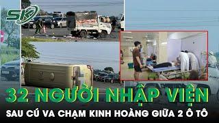 Toàn Cảnh Chiều 15/7: Hiện Trường Va Chạm Kinh Hoàng Giữa 2 Ô Tô Ở Vĩnh Phúc, 32 Người Nhập Viện