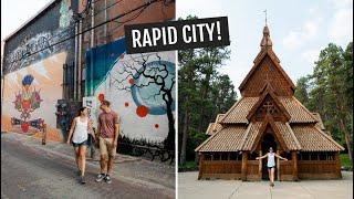 Exploring Rapid City, South Dakota: Art Alley, Chapel in the Hills, food, & presidents!