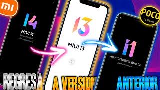 Como DESINSTALAR una ACTUALIZACIÓN de MIUI en dispositivos XIAOMI y POCOPHONE | DOWNGRADE SEGURO