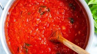 Homemade Pasta Sauce Recipe