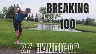 What Breaking 100 Looks Like (with a high handicap golfer)
