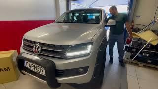 Μπροστινά Φανάρια Set Για Vw Amarok 2010+ DRL Full Led