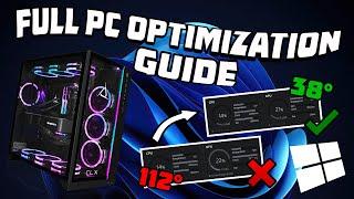 (HUGE FPS Boost) Full PC Optimization Guide 2025 | The Only Video You'll Need l Windows 11