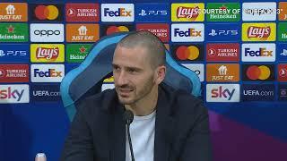 Bonucci: "La Juve ha grandi possibilità di vincere lo scudetto e sarei contento."