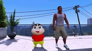 Franklin and Shinchan Opened a Secret Door Outside His Franklin's House In Gta 5