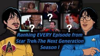 RANK THE STAR TREK EPISODES - TNG Season 1 Tier List