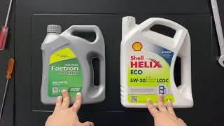 Fastron Eco Green vs Shell Helix Eco , Adu Oli LCGC 5w-30 mana lebih baik?