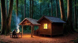 40 days of backpacking, a challenging trip, building a house in the forest