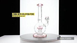 Zuma with Jellyfish Perc by Pure Glass from Pure Pink Line