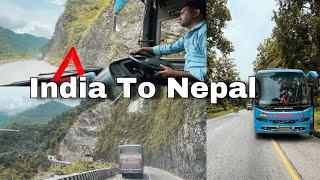 India To Nepal By Bus | 31 Hours In Bus | Delhi To Kathmandu By Bus