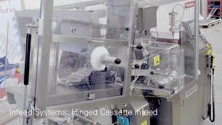 Infeed systems for Norden Tube Filling Systems: Hinged cassette infeed