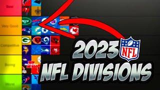 RANKING EVERY NFL DIVISION FOR 2023! (Do You Agree?)