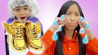 Wendy and Lyndon Look for Lost Shoes | Kids Help Each Other Become Self-Confident