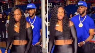 Aww: Papoose & Claressa Shields in Puerto Rico Together for Matias vs Valenzuela Fight.