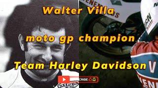 Motorcycle GP history: Walter Villa & team Harley-Davidson