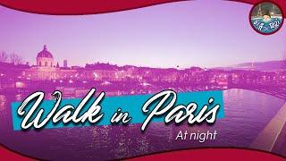 Walk in Paris | BGV / The sparkling Eiffel Tower across the Seine / 센느강 너머 반짝이는 에펠타워보며 파리의 밤산책하기