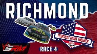 LIVE eNASCAR iRacing | Thursday Night Thunder | RICHMOND| Race 4/15