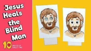 Jesus Heals the Blind Man Craft - Sunday School Activity