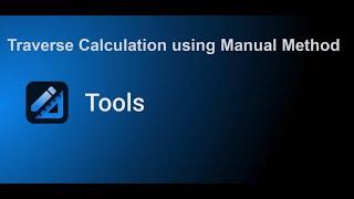 Topcon Tools V9 – Traverse Route using Manual Mode