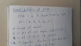 7 Deterministic finite automata