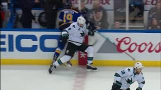 Steen take big hit to knee from Zubrus