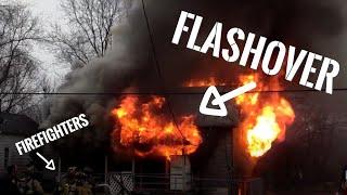 Firefighters Evacuated - FLASHOVER 101 (firefighter breakdown)