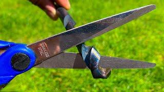 How to Sharpen Scissors in 10 Seconds - Few People Know These Methods !