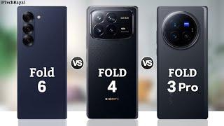 Samsung Galaxy Z Fold 6 vs Xiaomi Mix Fold 4 vs Vivo X Fold 3 Pro || Full Comparison