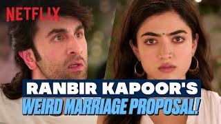 Ranbir Kapoor's Epic Proposal for Rashmika Mandanna in #Animal | Netflix India