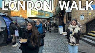  West London Walking Tour, Little Venice: Affluent Residential District, Camden Market, 4k HDR